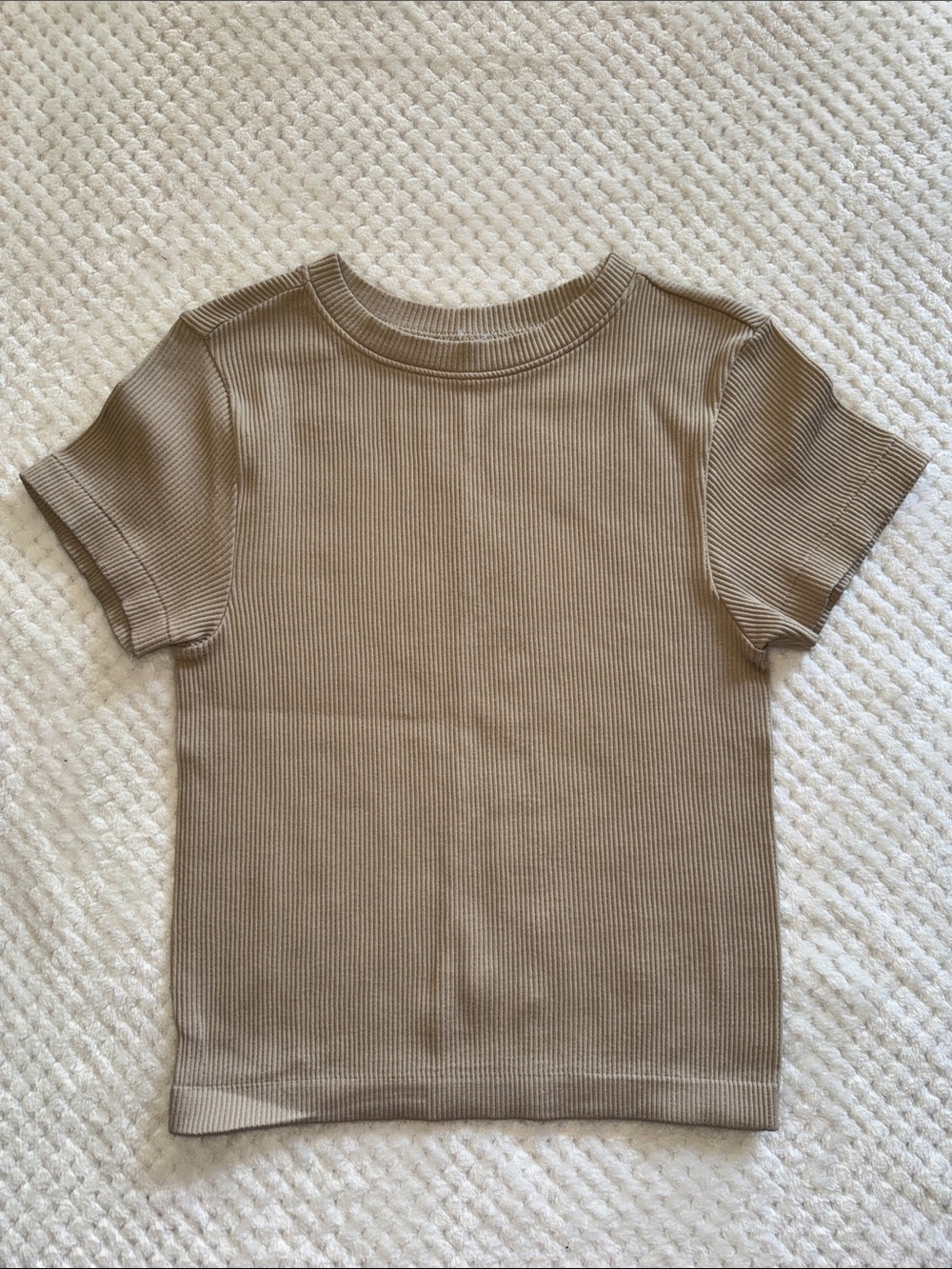 👚 EUC Old Navy Ribbed Knit Short Sleeve Top – Women’s Large